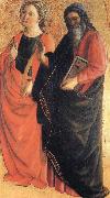 Fra Filippo Lippi St.Catherine of Alexandria and an Evangelist Germany oil painting artist